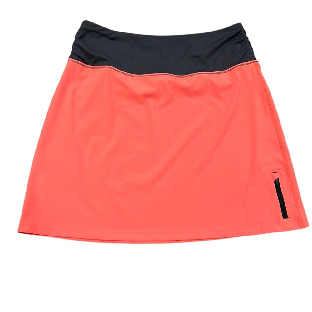 Title Nine Boutique Orange Active Tennis Golf Skirt Size S